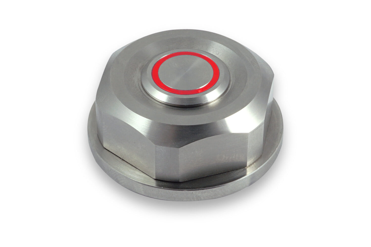 16 mm Push Button with LED.
High quality push button which can be used as a replacement in the Rebelmoto center nuts or to be mounted individually on your motorcycle. This LED version functions both as a standard momentary push button and as an LED indicator light. The push buttons are rated at 3A and are IP67, which means they can withstand rain and dust.