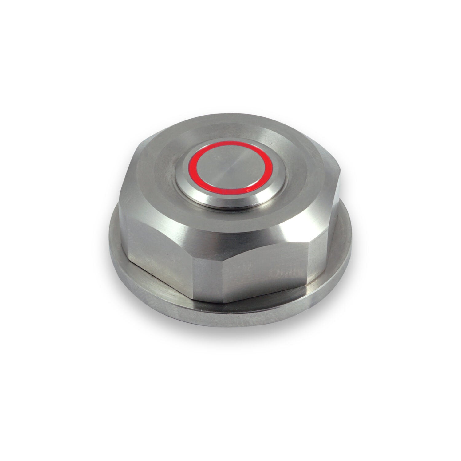 16 mm Push Button with LED.
High quality push button which can be used as a replacement in the Rebelmoto center nuts or to be mounted individually on your motorcycle. This LED version functions both as a standard momentary push button and as an LED indicator light. The push buttons are rated at 3A and are IP67, which means they can withstand rain and dust.