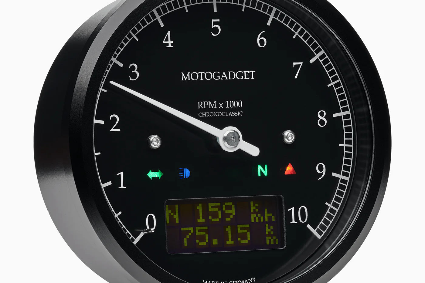 Motoscope Chronoclassic Motogadget compteur analogique moto · accessoire moto · Bymoss Bike