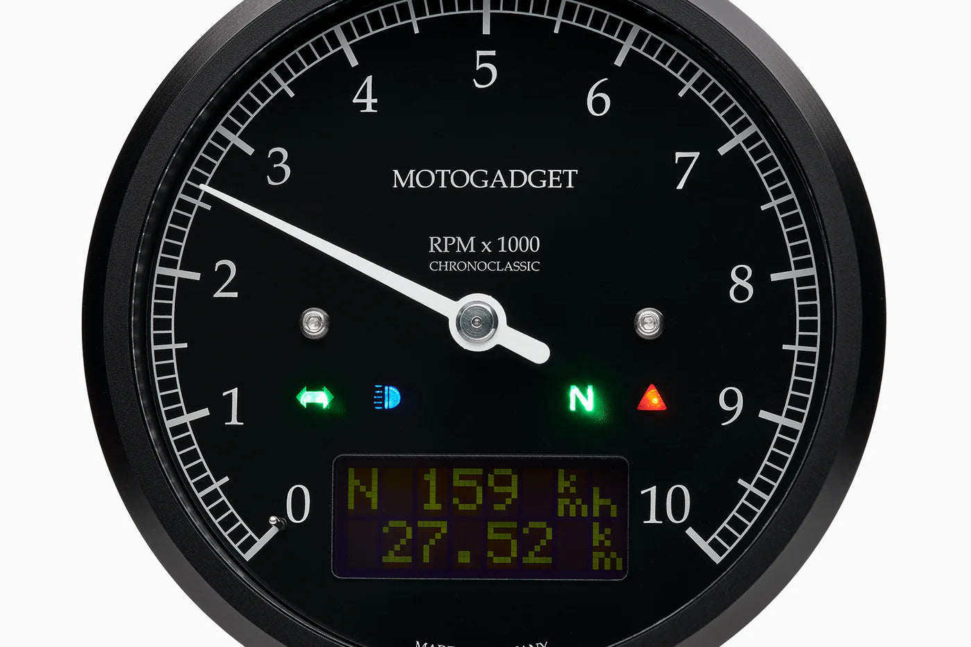 Motoscope Chronoclassic Motogadget compteur analogique moto · accessoire moto · Bymoss Bike